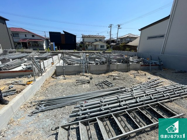 姫路市大津区長松　第4期　新築一戸建ての外観|現在建築中！落ち着いた街並みで新生活を始めることが出来そう！周辺の物件も併せてご紹介させて頂きます！