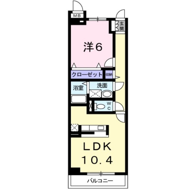Ｄｅａｍｅｒ大門の間取り