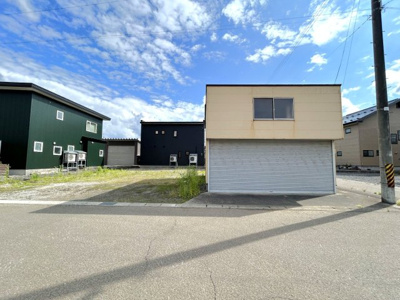 【外観】 | 大館市比内町扇田字伊勢堂岱150-54・土地物件 | 角地にある土地です。