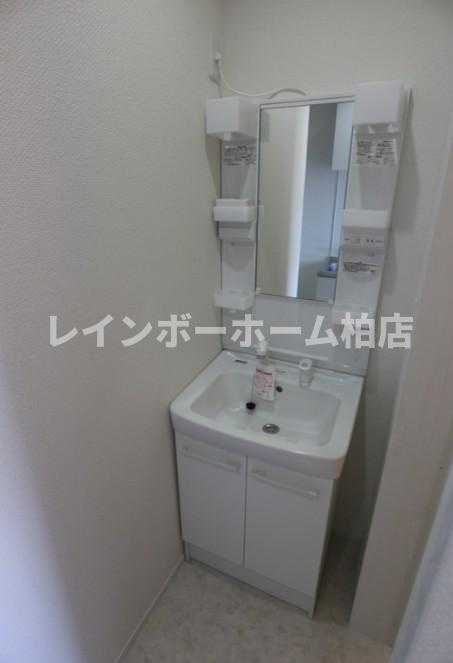 ムーンリバー北小金の洗面所|スペースが確保できる洗面所です