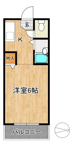 ホワイトハイツ春日の間取り