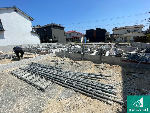 姫路市大津区長松　第4期　新築一戸建ての外観|現在の進捗状況です！順調に作業進行中、完成が待ち遠しいです！詳細の間取り等、お気軽にお問い合わせください！