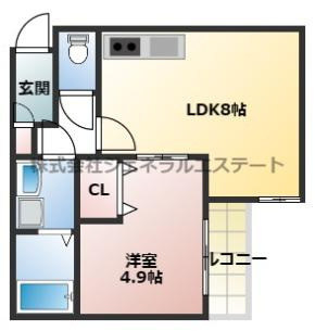 【間取り】 | ALEGRIA門真上野口町