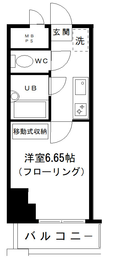 三鷹市井の頭１丁目の賃貸マンションの間取り