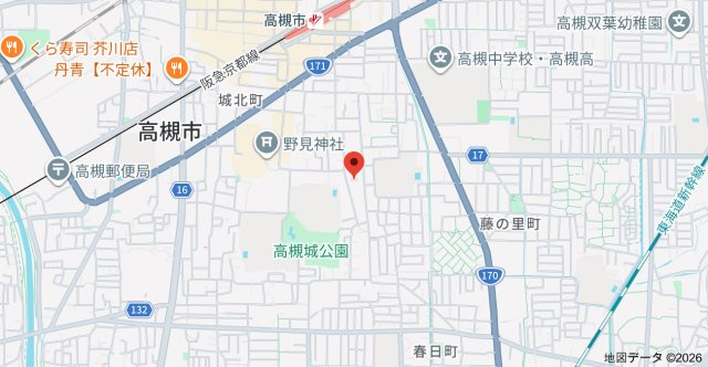 パーシモン本町の地図