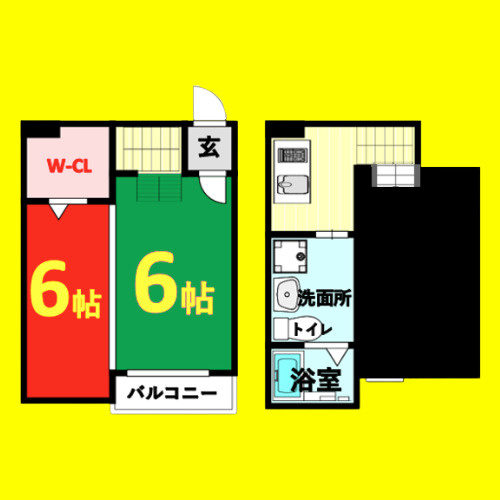 熱田スカイタワー31F　名古屋市賃貸　仲介手数料無料の間取り