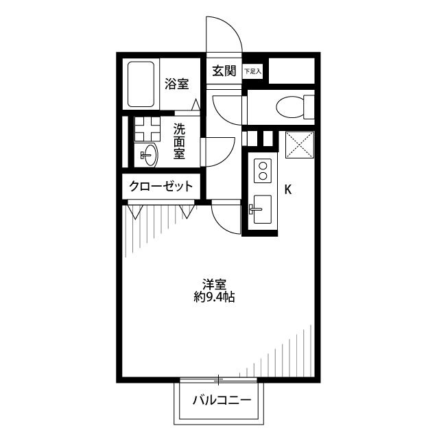 アムール Mizeの間取り