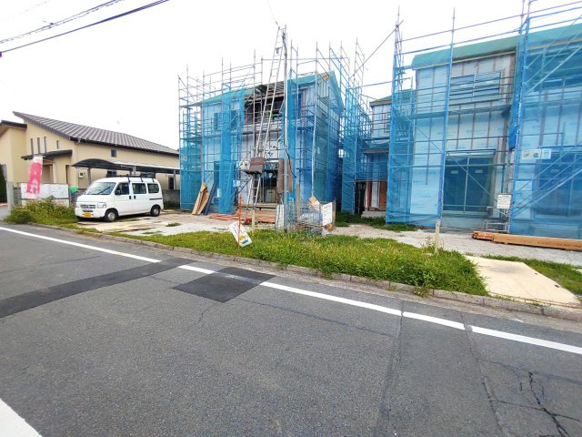 【外観】 | ハートフルタウン前橋市光が丘町27ーA | （建築中現地）