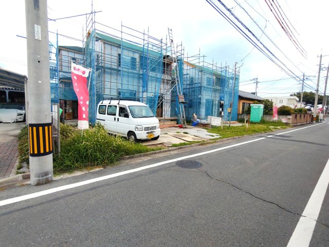 【外観】 | ハートフルタウン前橋市光が丘町27ーA | （建築中現地）