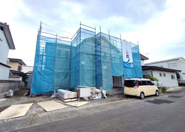 【外観】 | ハートフルタウン前橋市上新田町68ーA | （建築中現地）前橋駅まで2.4Km♪
東中学校まで徒歩10分圏内！