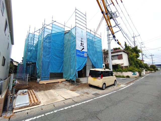 【外観】 | ハートフルタウン前橋市青柳町43ーA | （建築中現地）