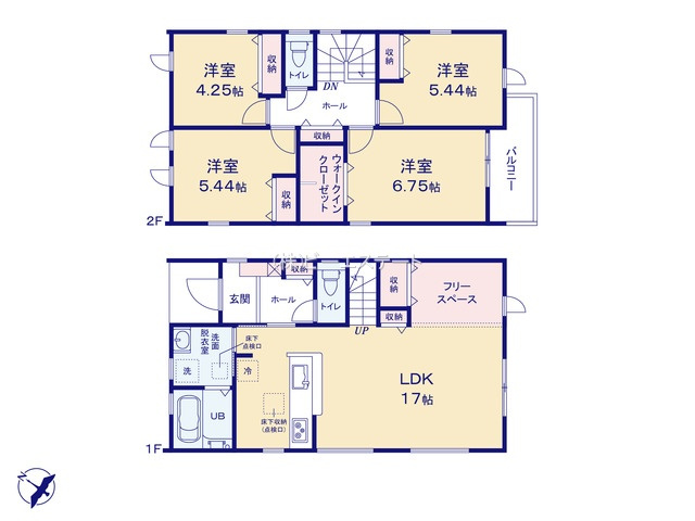 【間取り】 | 東海市養父町八王子3号棟【仲介手数料0円】