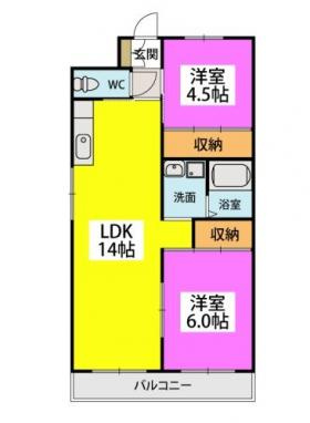 【間取り】 | サンパール水城
