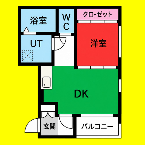 ハーモニーテラス二番V　名古屋市賃貸　仲介手数料無料の間取り