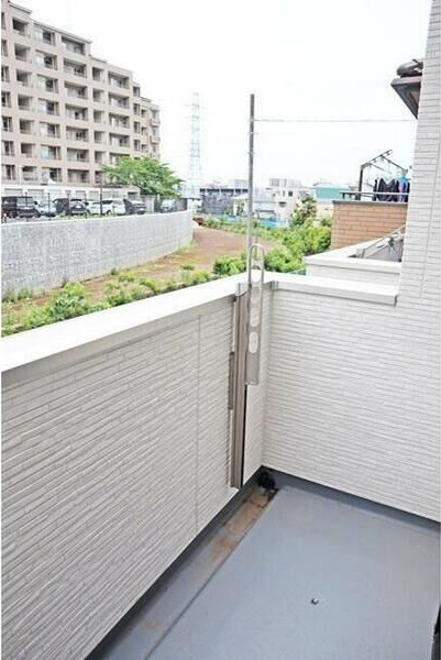 練馬区石神井台7丁目のバルコニー