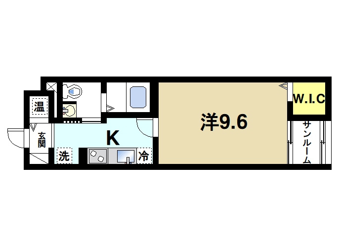 ベルオーブ　Ⅲの間取り|使い勝手のいい間取りです