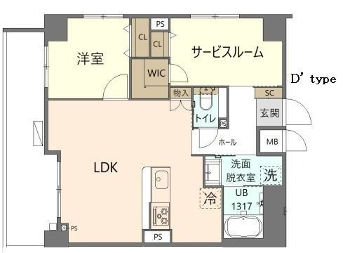 KoHa錦糸町の間取り