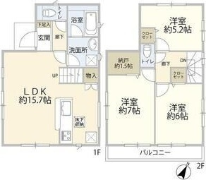 西東京市西原町5丁目の間取り