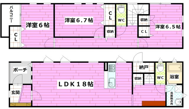 J・URBAN-Tの間取り