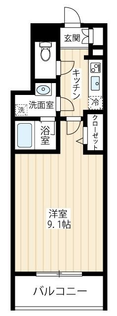 ARCOBALENO KAWASAKIHIRAMA の間取り