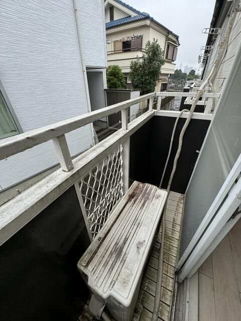 梨の木ハイツのバルコニー