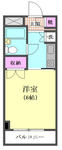 最上階！１Ｋタイプ！