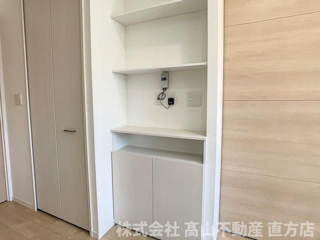 直方市大字頓野のアパートの収納