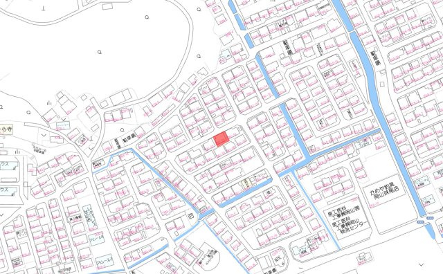 南区妹尾　1区画の地図