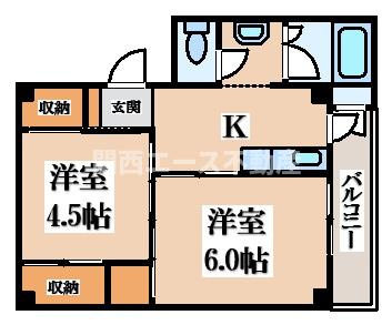 【間取り】 | ビレッジハウス馬場平