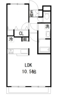 【間取り】 | リュミエール咲が丘 | 間取りです。