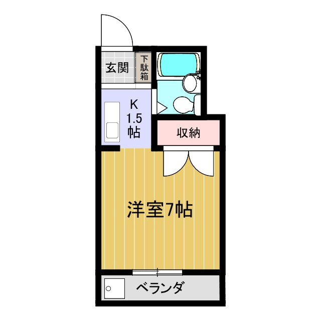甲の原セントジュエルの間取り