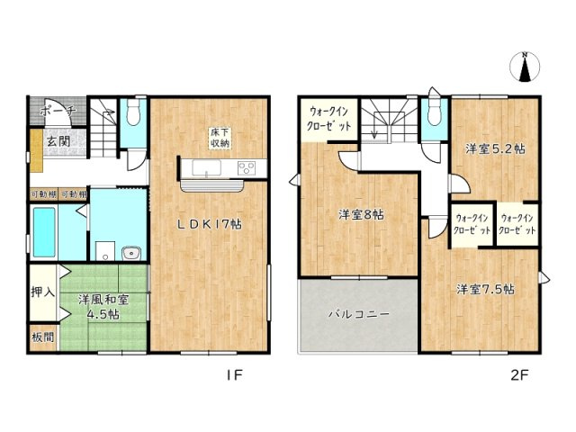 【間取り】 | 姫路市大津区長松4期／全2棟