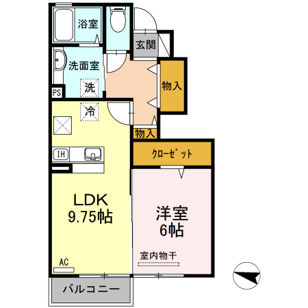 オズ　パディの間取り