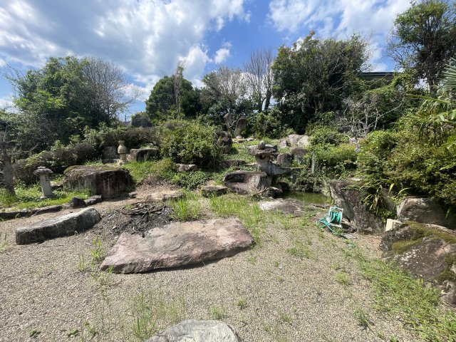 津山市上横野　中古住宅　平屋　5LDKの庭