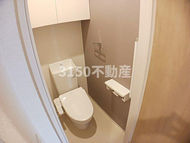 ＳＡＴＵＫＩのトイレ|落ち着いた色調のトイレです
