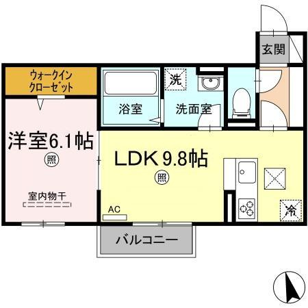 グランソレイユの間取り