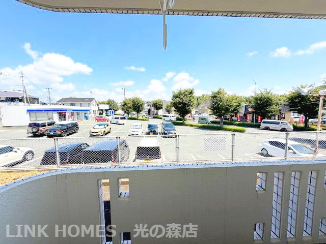 熊本市北区麻生田３丁目のアパートの展望