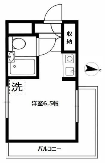 マリオン川口第一の間取り