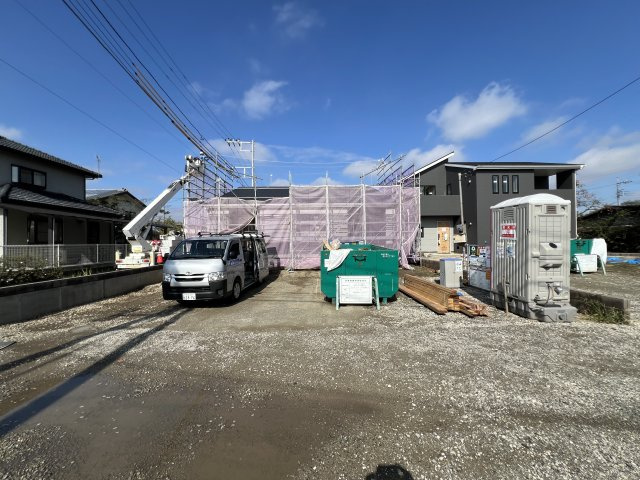 新築　藤岡市森第４　Livele Garden.S　3号棟の駐車場|　駐車スペースは並列4台分可能です！
