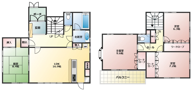 【間取り】 | 三島市富士ビレッジ　中古戸建
