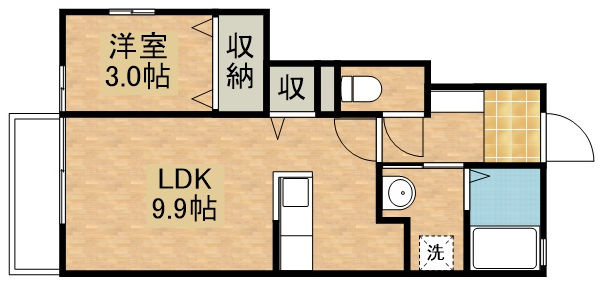 【間取り】 | エルメゾンイシイ　E