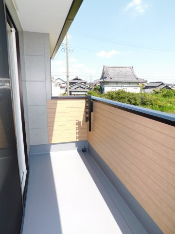 あま市新居屋久渕郷の新築一戸建のバルコニー|◇バルコニー◇　　南面で陽当り良好♪