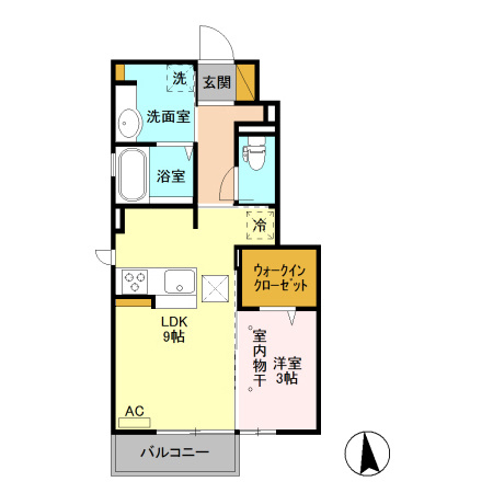 【間取り】 | クレインⅠ