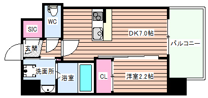 【間取り】 | セレニテ十三ミラク