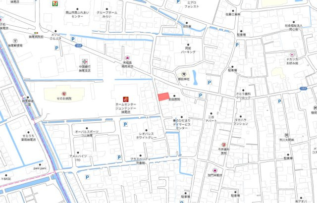 南区妹尾　1区画の地図