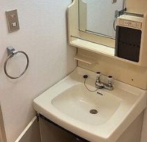 ライオンズプラザお茶の水の洗面所|ゆったりとスペースのある洗面所