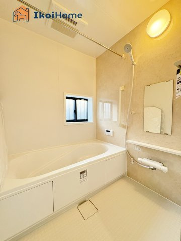 明石市魚住町西岡　F号棟　新築戸建の浴室|【ホームページに現地動画掲載中】●年中無休：当日予約可●1坪タイプの広々したユニットバスになります
