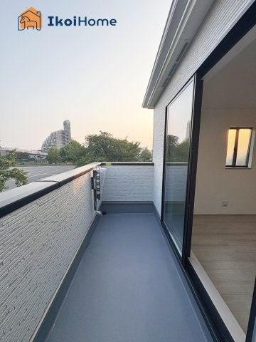 明石市魚住町西岡　F号棟　新築戸建のバルコニー|【ホームページに現地動画掲載中】●年中無休：当日予約可●バルコニーには屋根はございません！