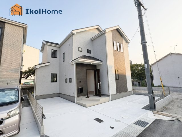 明石市魚住町西岡　F号棟　新築戸建の駐車場|【ホームページに現地動画掲載中】●年中無休：当日予約可●駐車スペースゆとりの2台可能！