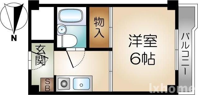 本丸ハイツの間取り
